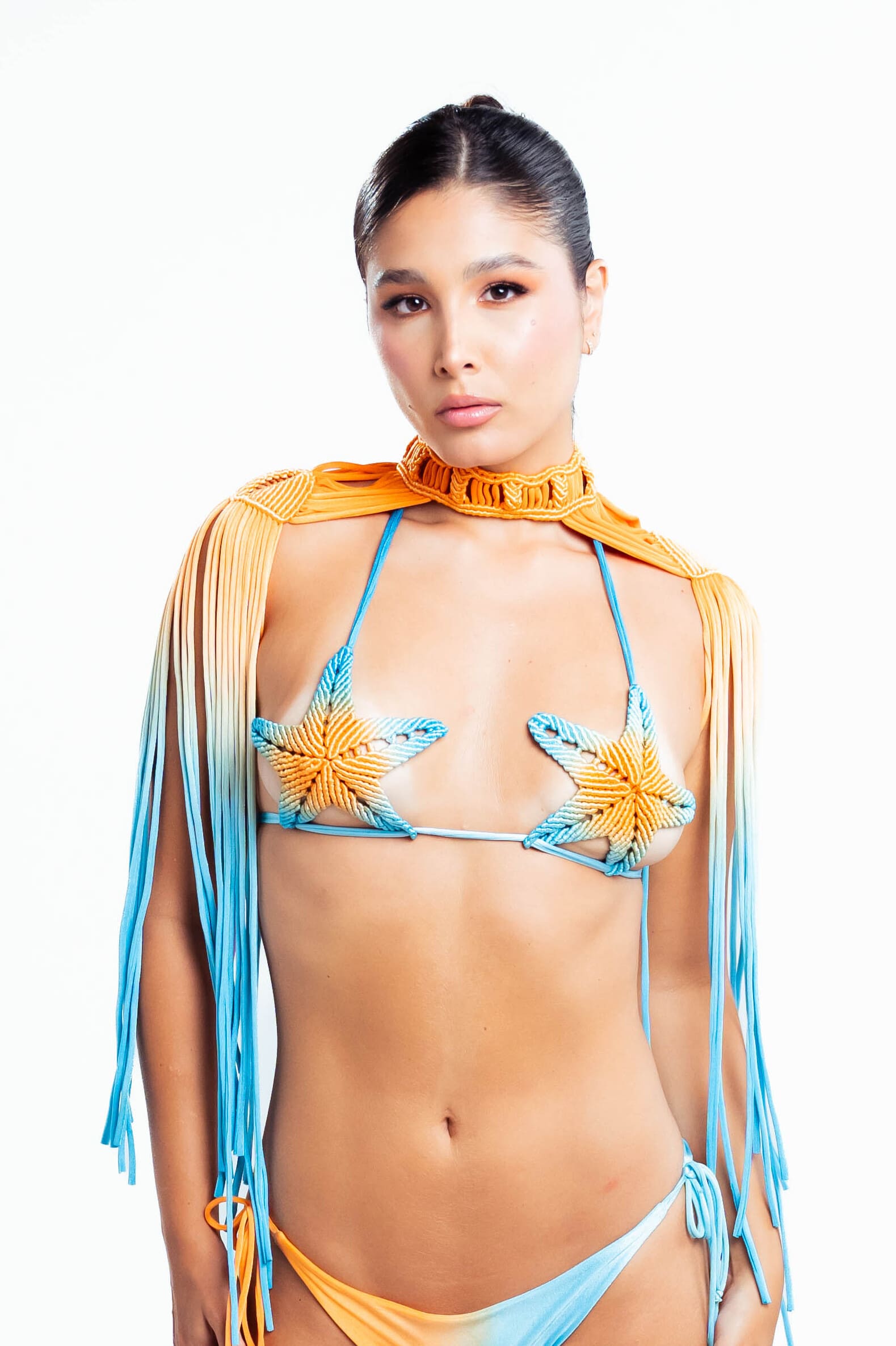 Star of Solmare Set - Blue Aquamarine Orange